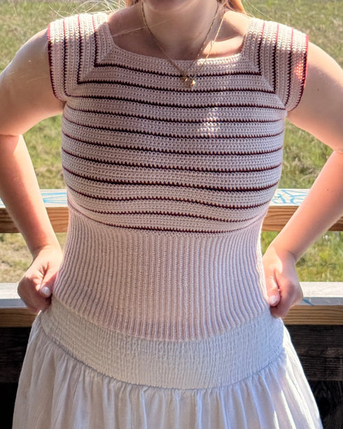 Cleo top crochet pattern - English