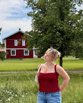 Lacy top crochet pattern - English