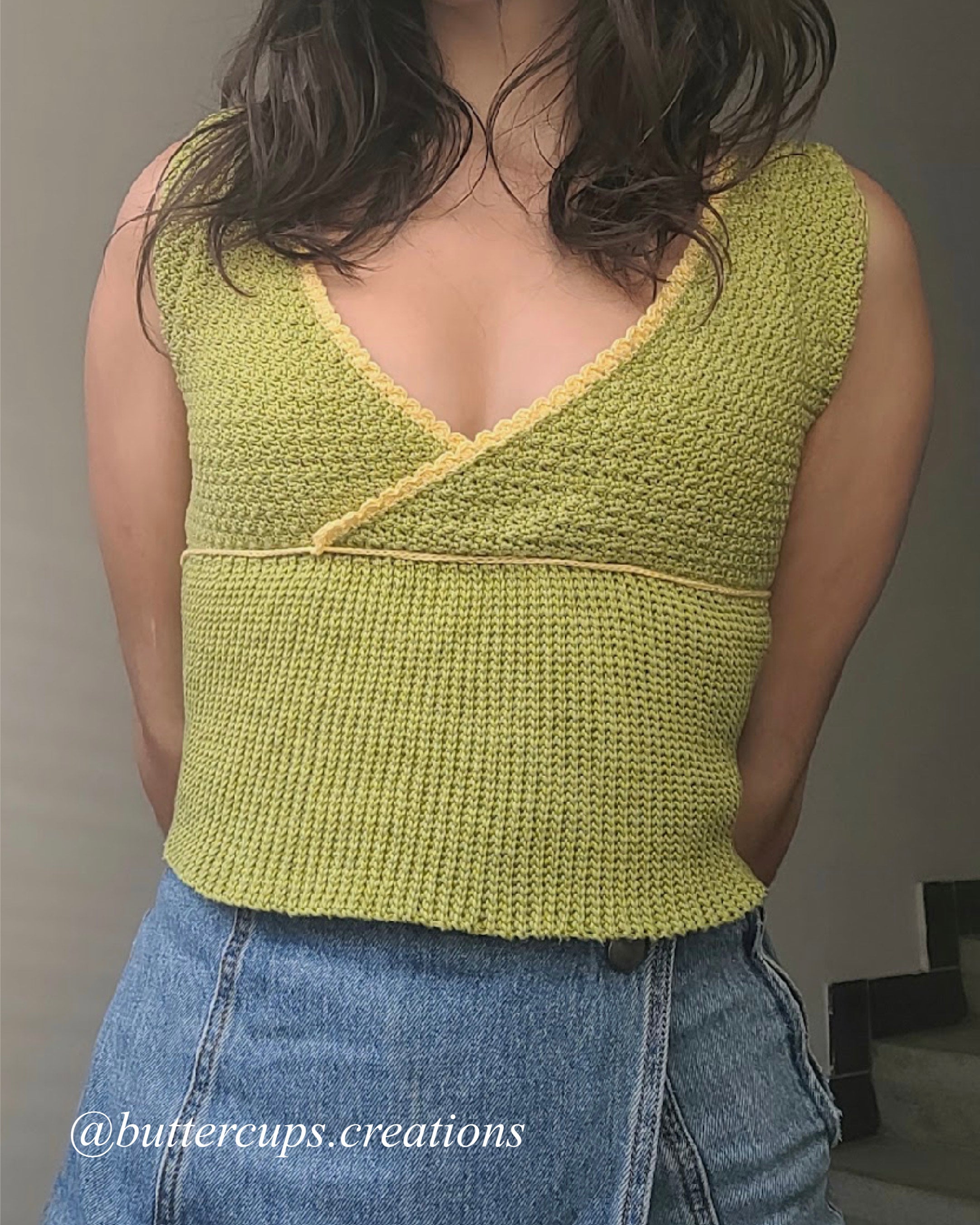 2-in-1 Evelyn top crochet pattern - English