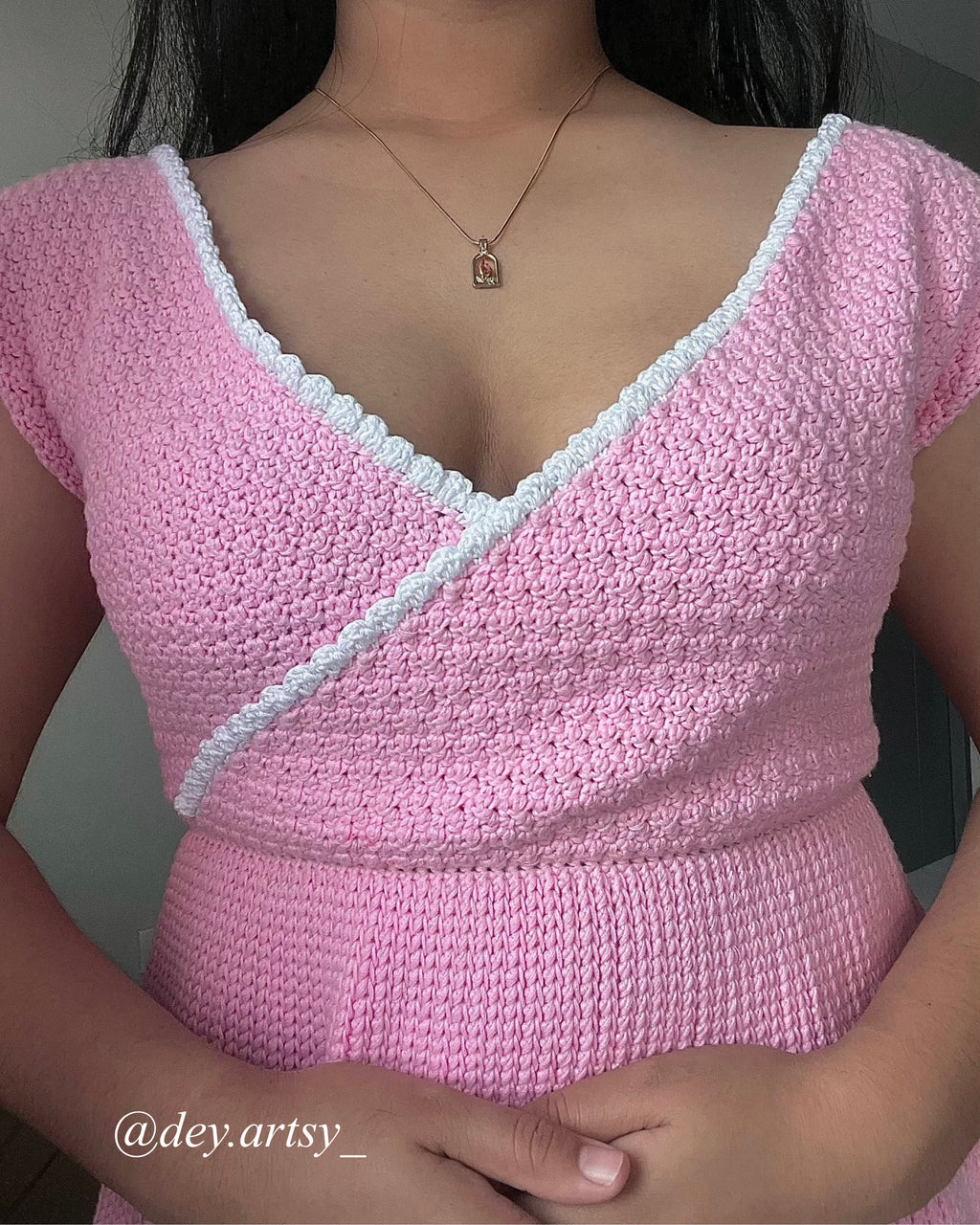 2-in-1 Evelyn top crochet pattern - English